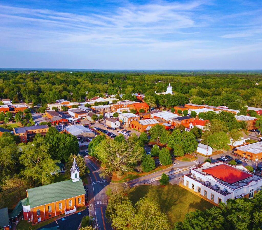 Historic downtown., Madison County, IN